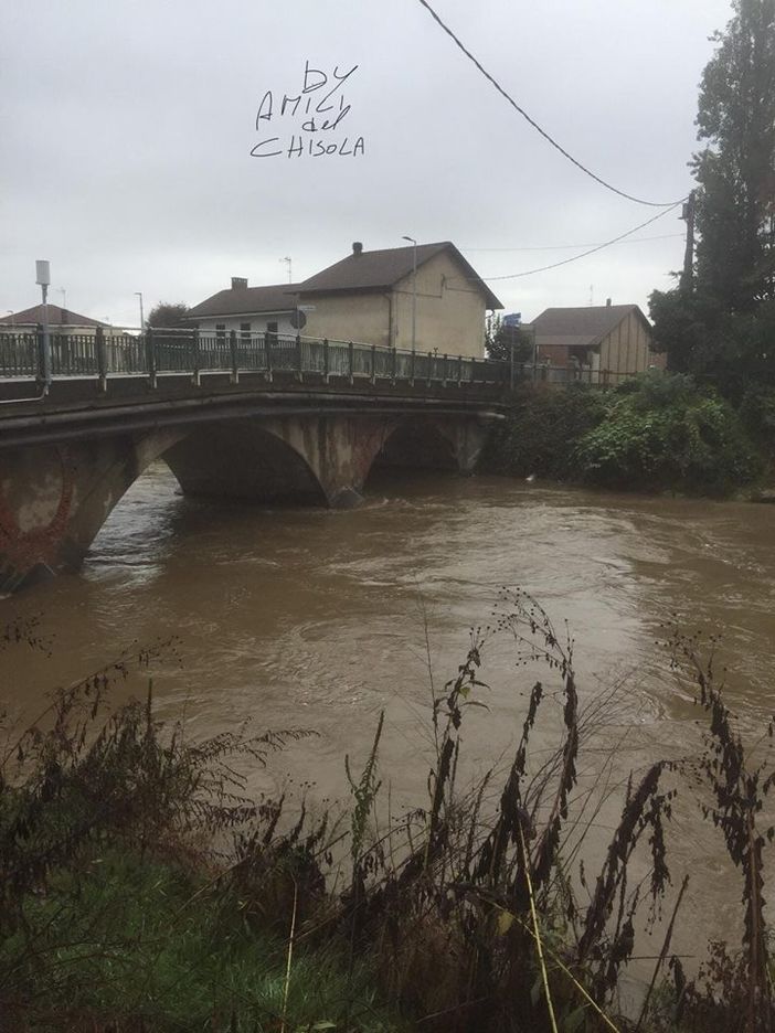 Moncalieri in ansia per il maltempo, ricordando l’alluvione del 2016: al momento situazione sotto controllo