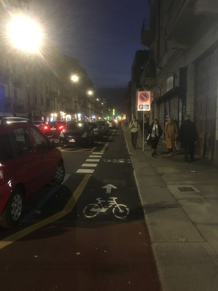 La Circoscrizione 8 chiede più illuminazione per la pista ciclabile di via Nizza