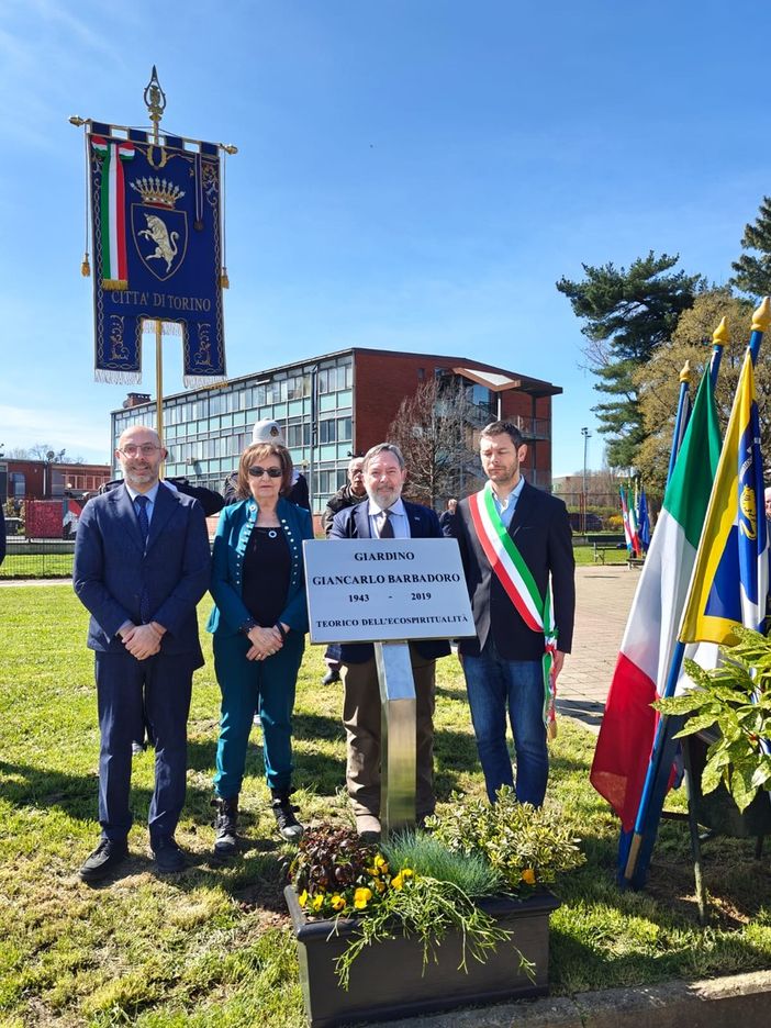 Al Lingotto intitolato un giardino a Giancarlo Barbadoro Al Lingotto intitolato un giardino a Giancarlo Barbadoro