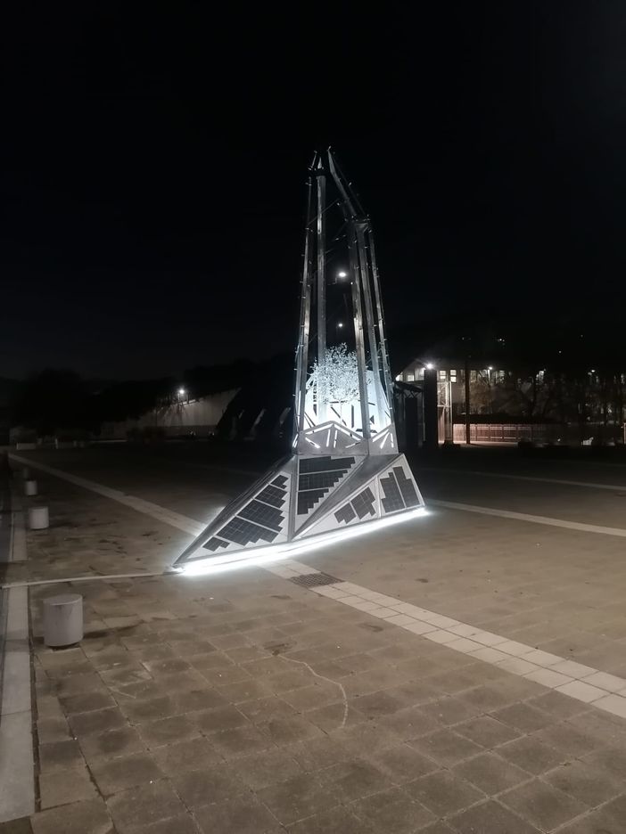 A Torino una Luce d'Artista alimentata a pannelli solari A Torino una Luce d'Artista alimentata a pannelli solari