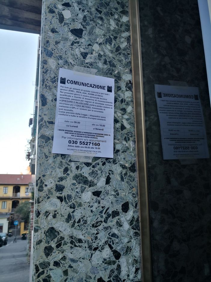 Volantini con controlli del gas, è allarme truffatori a Madonna del Pilone