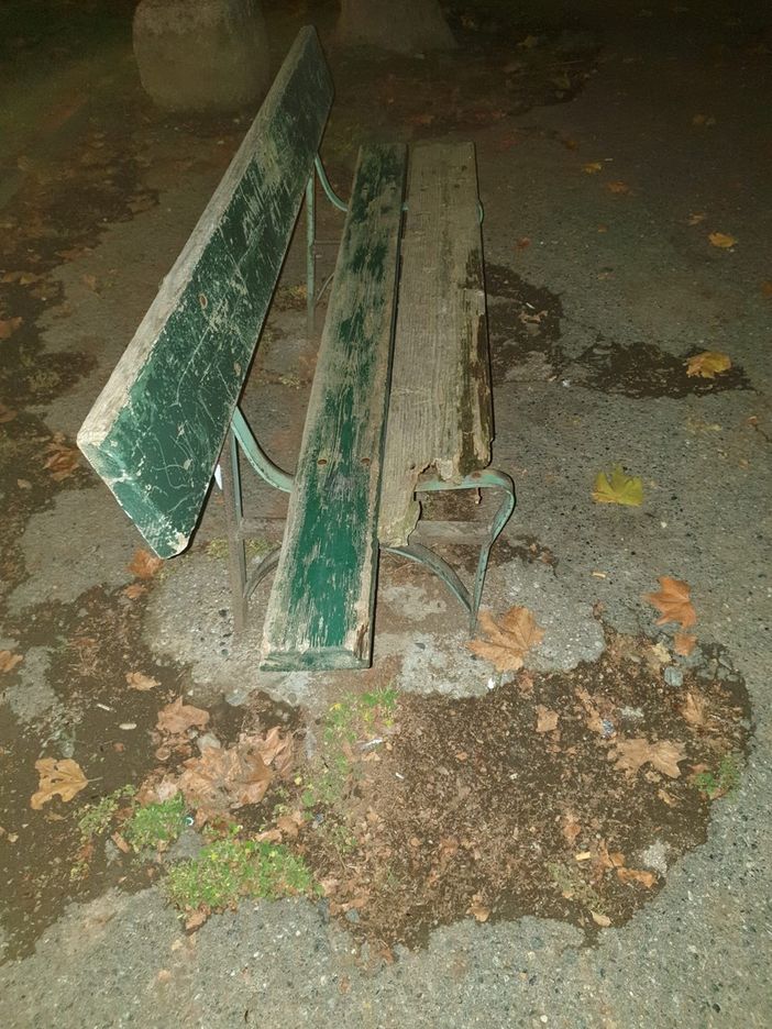 Panchine rotte o danneggiate in Circoscrizione 2, al via il restyling Panchine rotte o danneggiate in Circoscrizione 2, al via il restyling