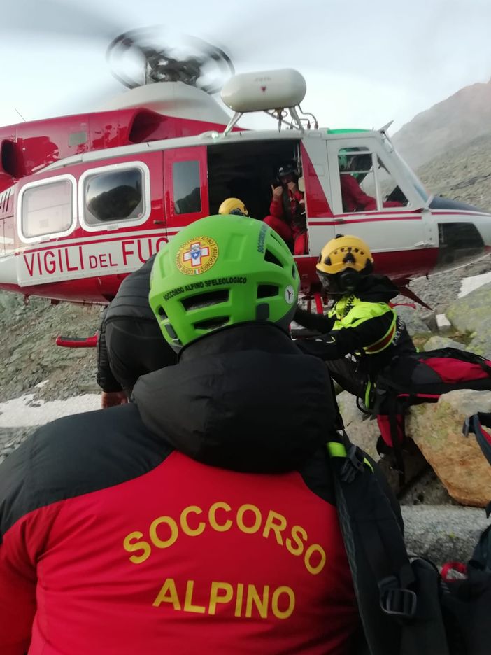 Ronco Canavese, recuperati i due alpinisti dispersi nel Vallone di Forzo
