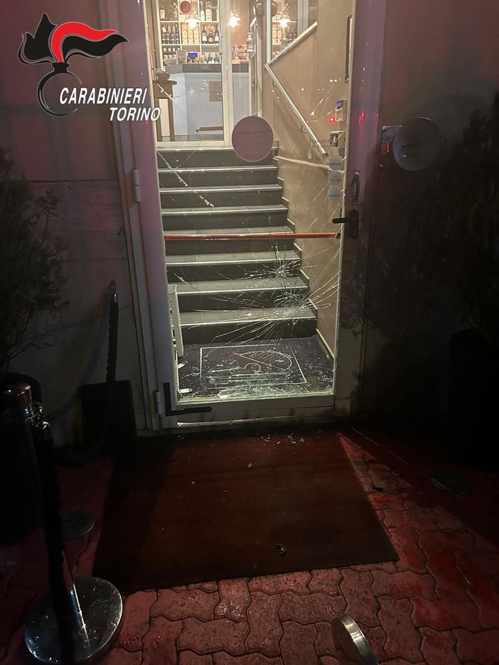 spaccata in un locale