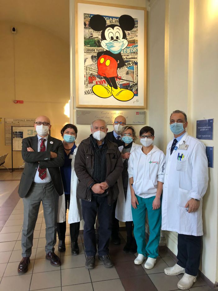 il "Topolino" mascherato del Mauriziano