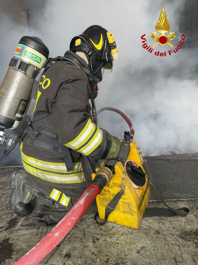 vigili del fuoco a osasio