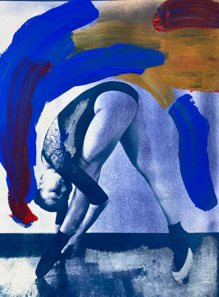 Una delle opere esposte Una delle opere esposte