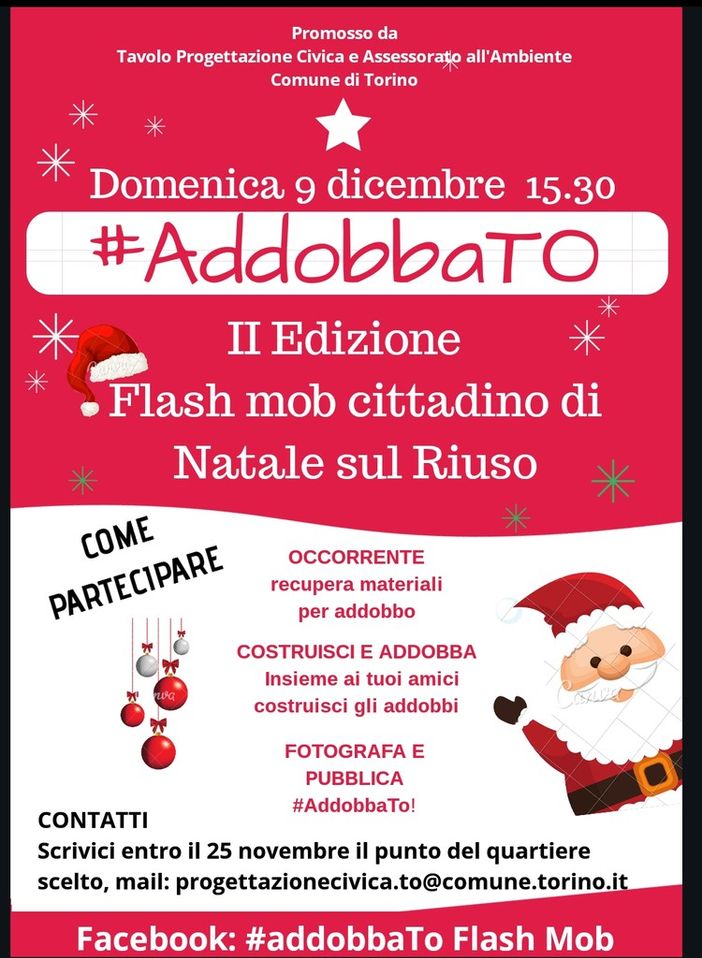 #addobaTO2018, Flash Mob di Natale della Città di Torino #addobaTO2018, Flash Mob di Natale della Città di Torino