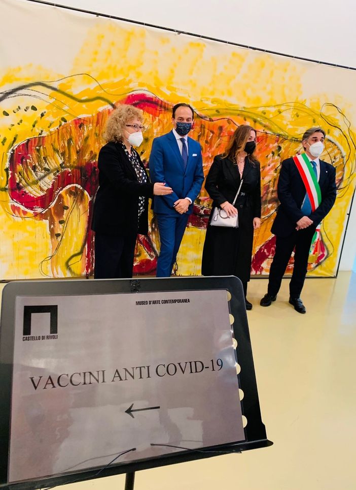 inaugurazione hub vaccinale di rivoli inaugurazione hub vaccinale di rivoli