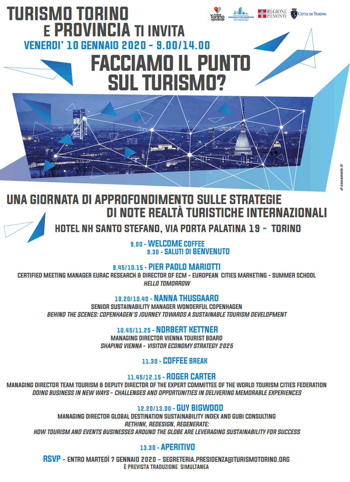 Il turismo internazionale si racconta a Torino