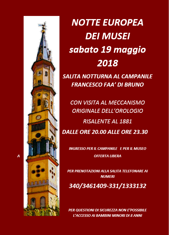 Salita in notturna al campanile più alto di Torino