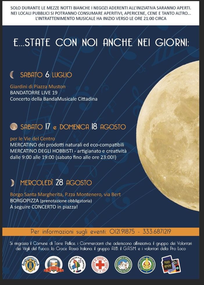 Tornano le Mezze notti di Torre Pellice Tornano le Mezze notti di Torre Pellice