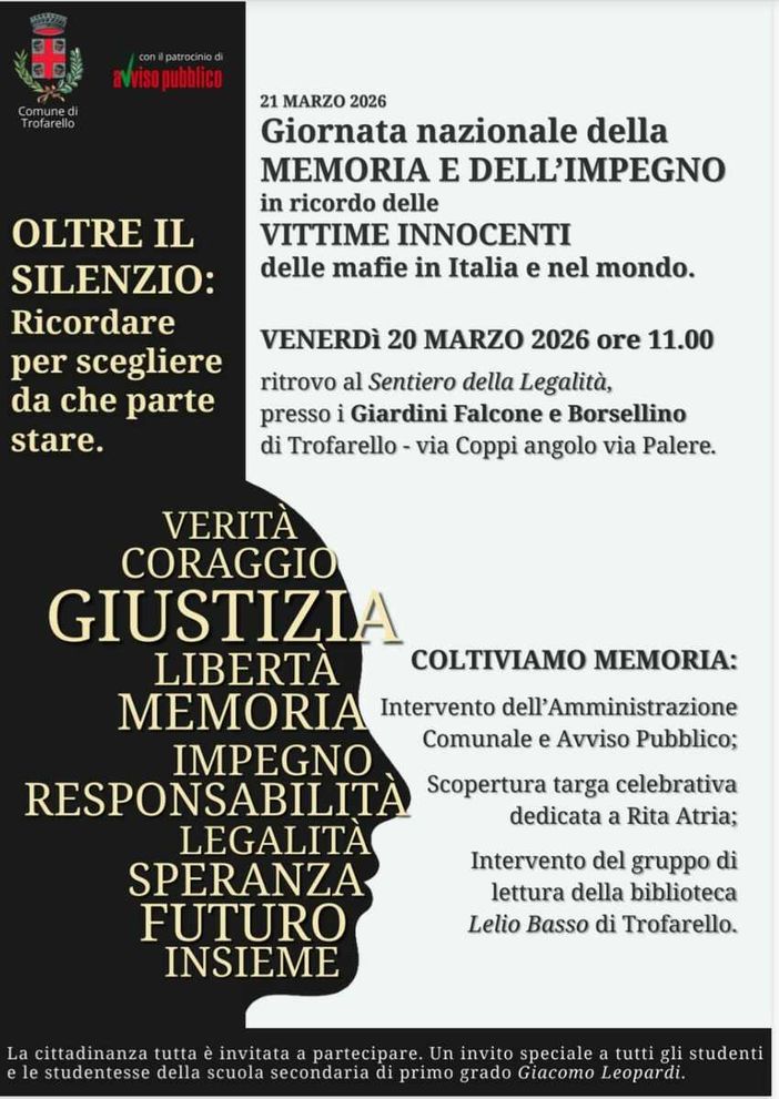 La locandina dell'evento