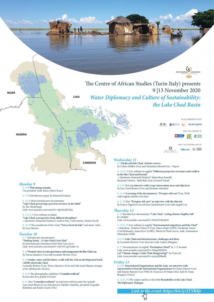 Con il Centro studi Africani una settimana di riﬂessione online sull’emergenza climatica