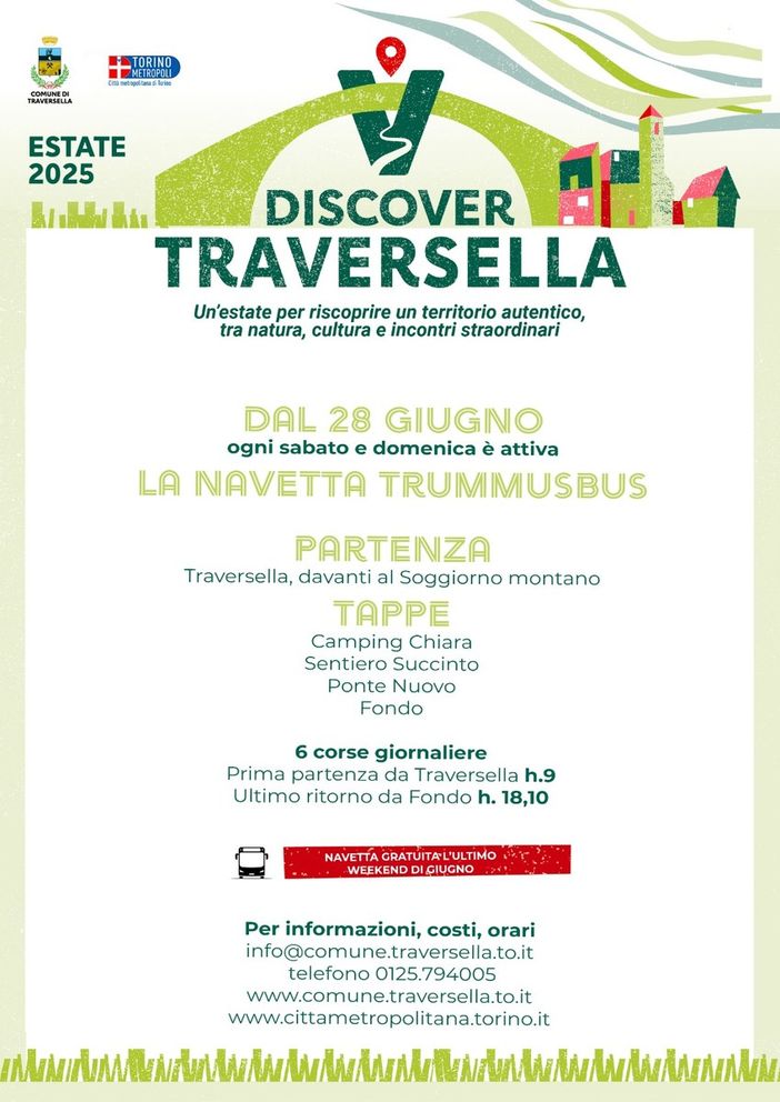 Estate a Traversella fa rima con navetta