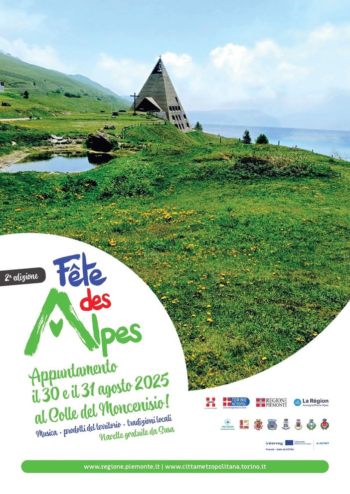 Navette gratuite da Susa per la Festa delle Alpi al colle del Moncenisio Navette gratuite da Susa per la Festa delle Alpi al colle del Moncenisio