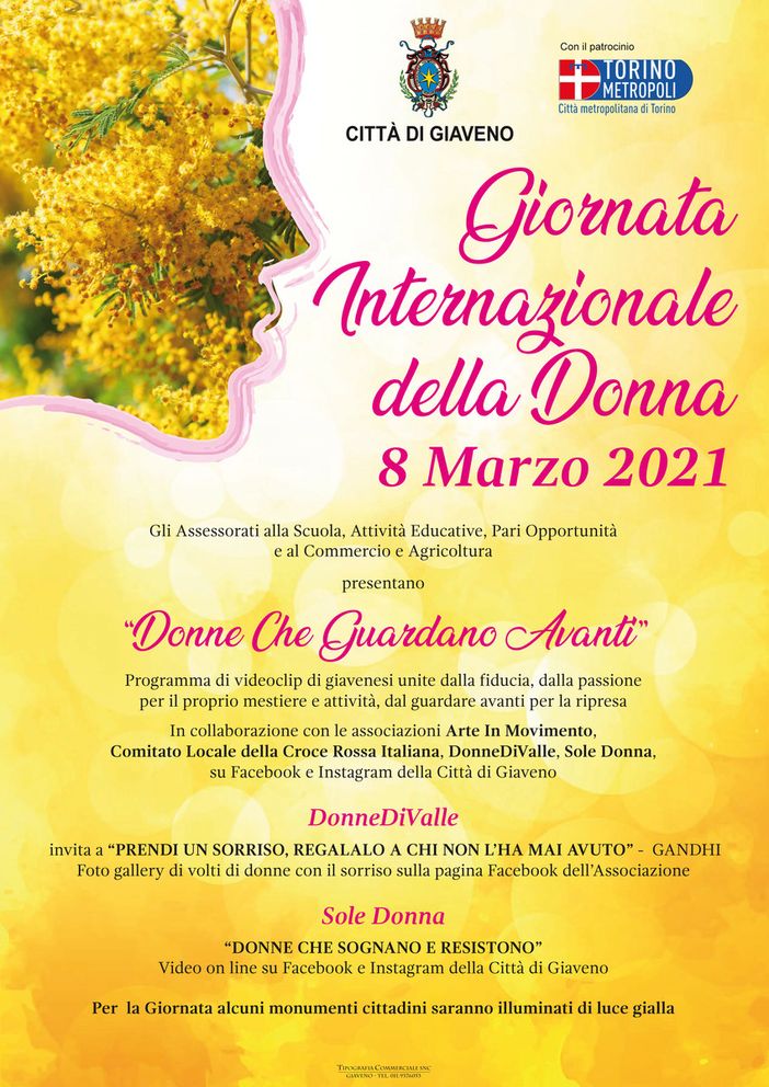 locandina Giaveno e 8 marzo