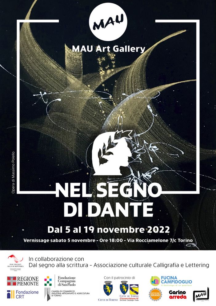 Al Mau apre la mostra "Nel segno di Dante"