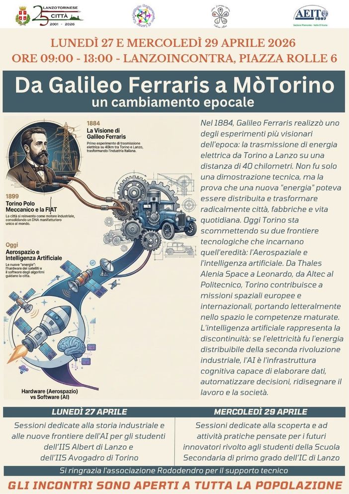 La locandina dell'iniziativa