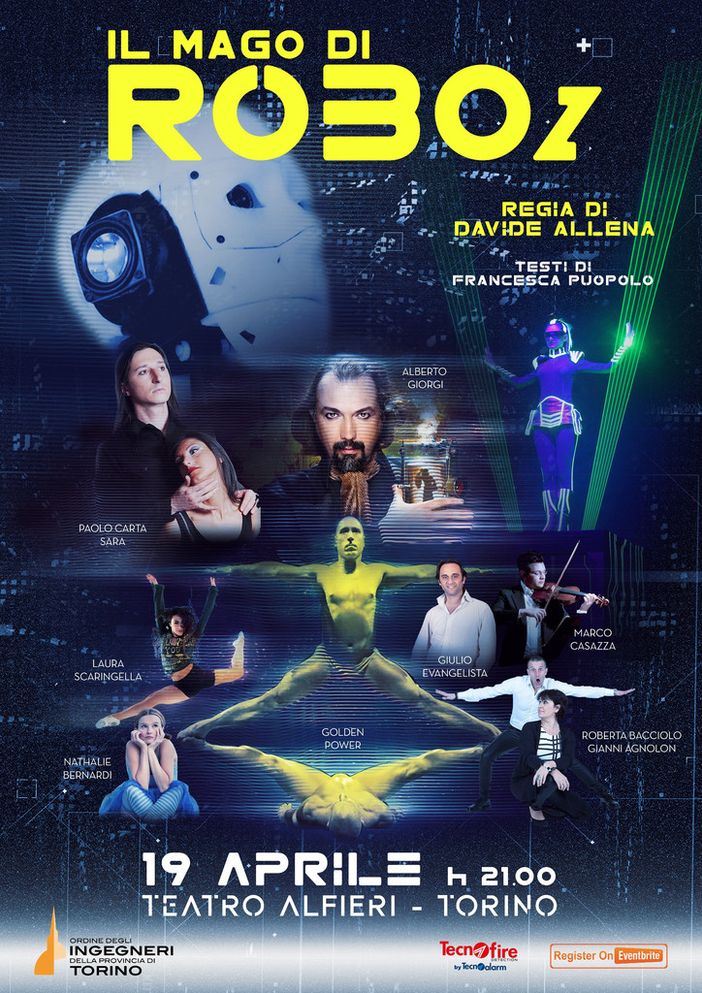 Giovedì 19 aprile al Teatro Alfieri di Torino va in scena Il mago di RobOz