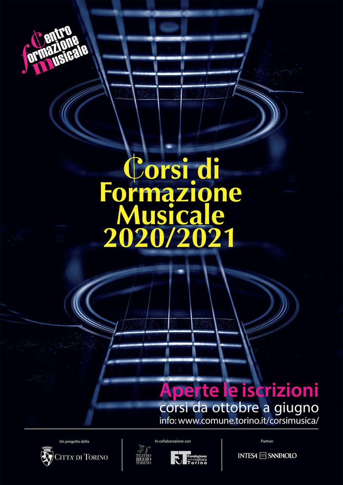 Aperte le iscrizioni al Centro di Formazione Musicale della Città di Torino