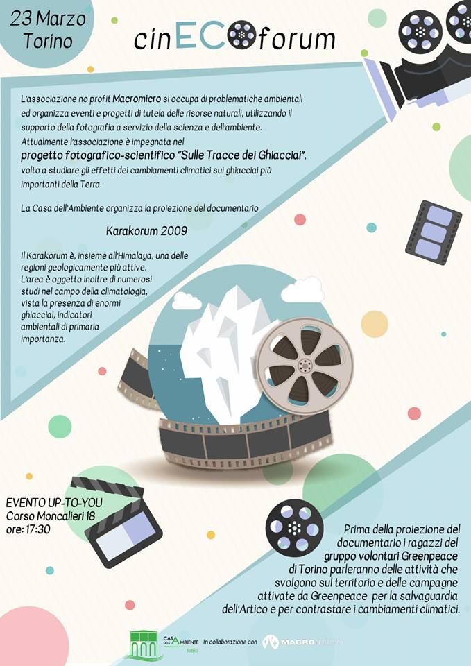 Il CinECOforum di Casa dell’Ambiente il 23 marzo si mette Sulle Tracce dei Ghiacciai