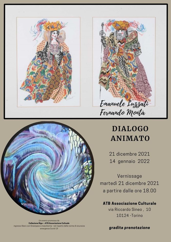 "Dialogo animato" tra Emanuele Luzzati e Fernando Montà all'ATB Associazione Culturale