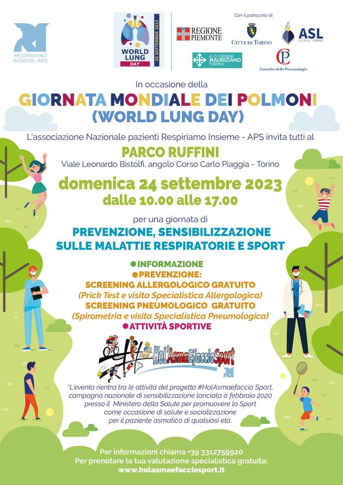 Giornata mondiale dei polmoni, domenica screening e visite gratuite per le malattie respiratorie
