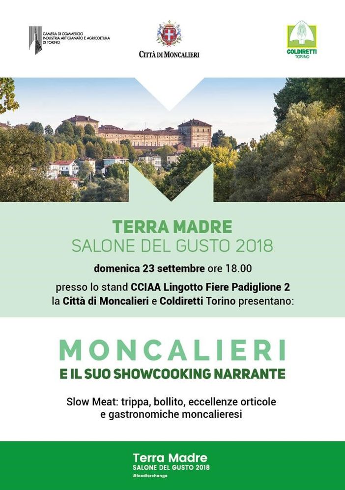 Al Salone del Gusto lo Showcooking narrante di Moncalieri Al Salone del Gusto lo Showcooking narrante di Moncalieri