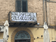 Monreale, striscione dedicato alle vittime
