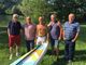 Percorre il Po su una tavola da sup: il toscano Andrea Ricci fa tappa a Chivasso
