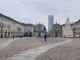 Le vie del centro di Torino semi-deserte a Natale 2020