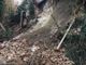Crolla una collina sulla strada provinciale 100 a San Sebastiano Po