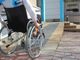 Disabile sulla carrozzina