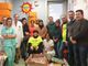 I volontari con i dirigenti e medici dell'Asl To4