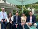 Da sinistra Massimiliano Pintagro, General Operations Manager di TS Group Servizi a 360^; Chiara Osnago Gadda event manager del premio “Evolution Horizon Award”; l’imprenditore Massimo Senini con la moglie Franca; Cristian  Pinziariu, Ceo di TS a Group Servizi a 360°