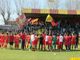 Un'immagine dell'aprile scorso: i giocatori del Bra festeggiano la promozione in Serie C davanti ai propri tifosi Un'immagine dell'aprile scorso: i giocatori del Bra festeggiano la promozione in Serie C davanti ai propri tifosi