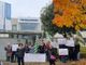 Lavoratrici Prontoservices: manifestazione all'ingresso della Freundenberg di Pinerolo