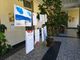 La mostra al primo piano del municipio