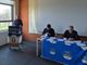 Manganiello, in piedi a sinistra, al congresso di oggi