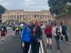 Da sinistra, Bertalot e Severini con il Colosseo sullo sfondo Da sinistra, Bertalot e Severini con il Colosseo sullo sfondo