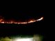 Incendio boschivo nella zona di Pian Frollero tra Val Pellice e Valle Po