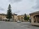 Piazza San Marcellino con i pini che ora sono stati abbattuti