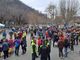 Un momento dell’arrivo a Cavour della camminata ‘Cammino per Me&amp;Te’