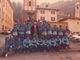 L’Atletica Cavour nel 1987 con al centro Franco Arese campione europeo dei 1500 metri piani a Helsinki 1971, fondatore di Asics Italia ed ex presidente della Federazione Italiana di Atletica Leggera