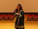 Zarifa Hussaini al Festival delle culture a L’Aquila con l’abito tradizionale Hazara