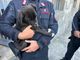 Il cucciolo di Amstaff soccorso