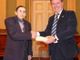 Aldo Rosa in una premiazione a Pinerolo di qualche anno fa