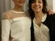 Roberta Falzoni, ai tempi assessore, con Ambra Angiolini quando era venuta a Pinerolo per un suo spettacolo