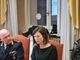 L’assessore Giulia Proietti con il comandante della Polizia municipale Federico Battel